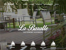 Tablet Screenshot of la-baratte.com